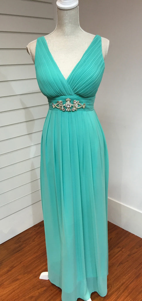 Tiffany Blue Chiffon Dress