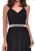 Black Grecian Backless Dress