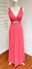 Coral Chiffon Dress