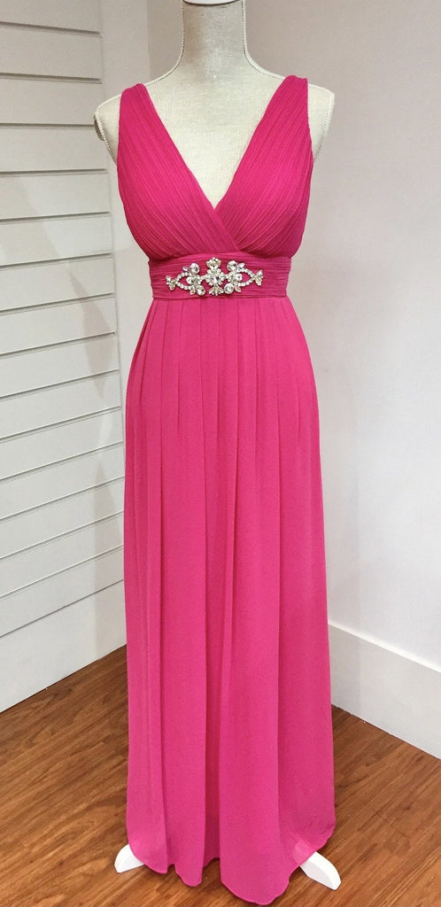 Hot pink chiffon dress Auraboutique Hot pink chiffon dress Auraboutique