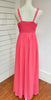 Coral Chiffon Dress
